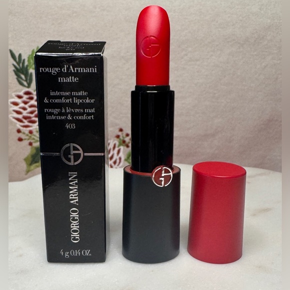 Giorgio Armani Matte Red Lipstick - Picture 2 of 5